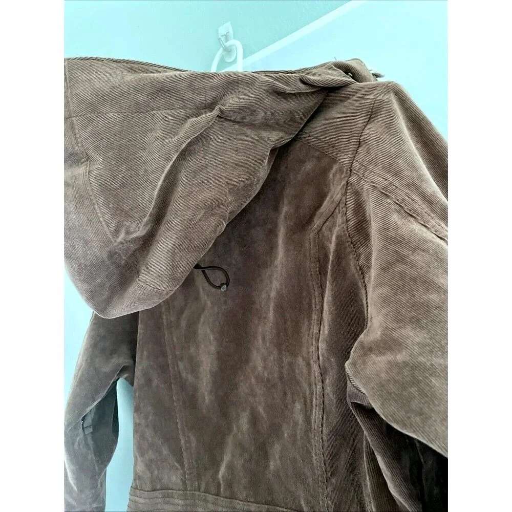 Burton DRYRIDE Jacket Snowboarding Ski Coat Brown Corduroy Women's Size S - Picture 14 of 14